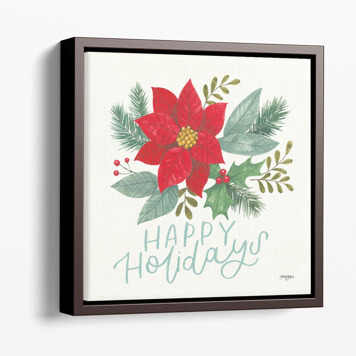 Holly and Pine IV - Canvas Print Wall Art