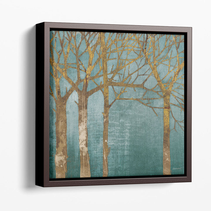 Golden Day Turquoise - Canvas Print Wall Art