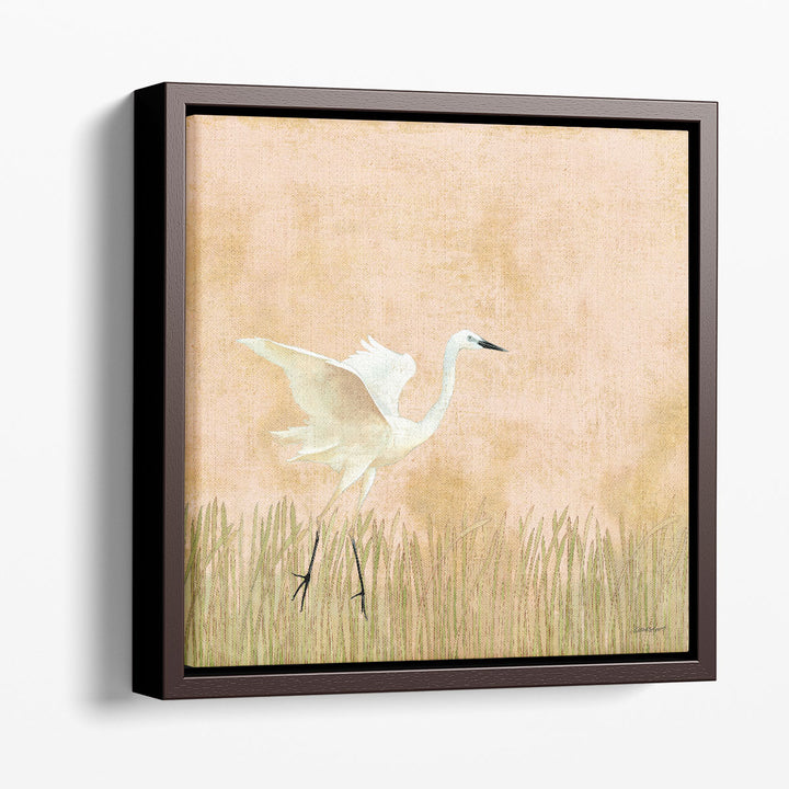 Egret Alighting I - Canvas Print Wall Art