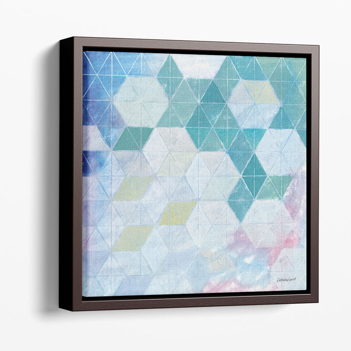 Disappearing Triangles - Canvas Print Wall Art