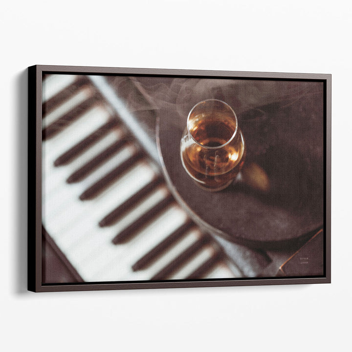 Night Vibes Lounge - Canvas Print Wall Art