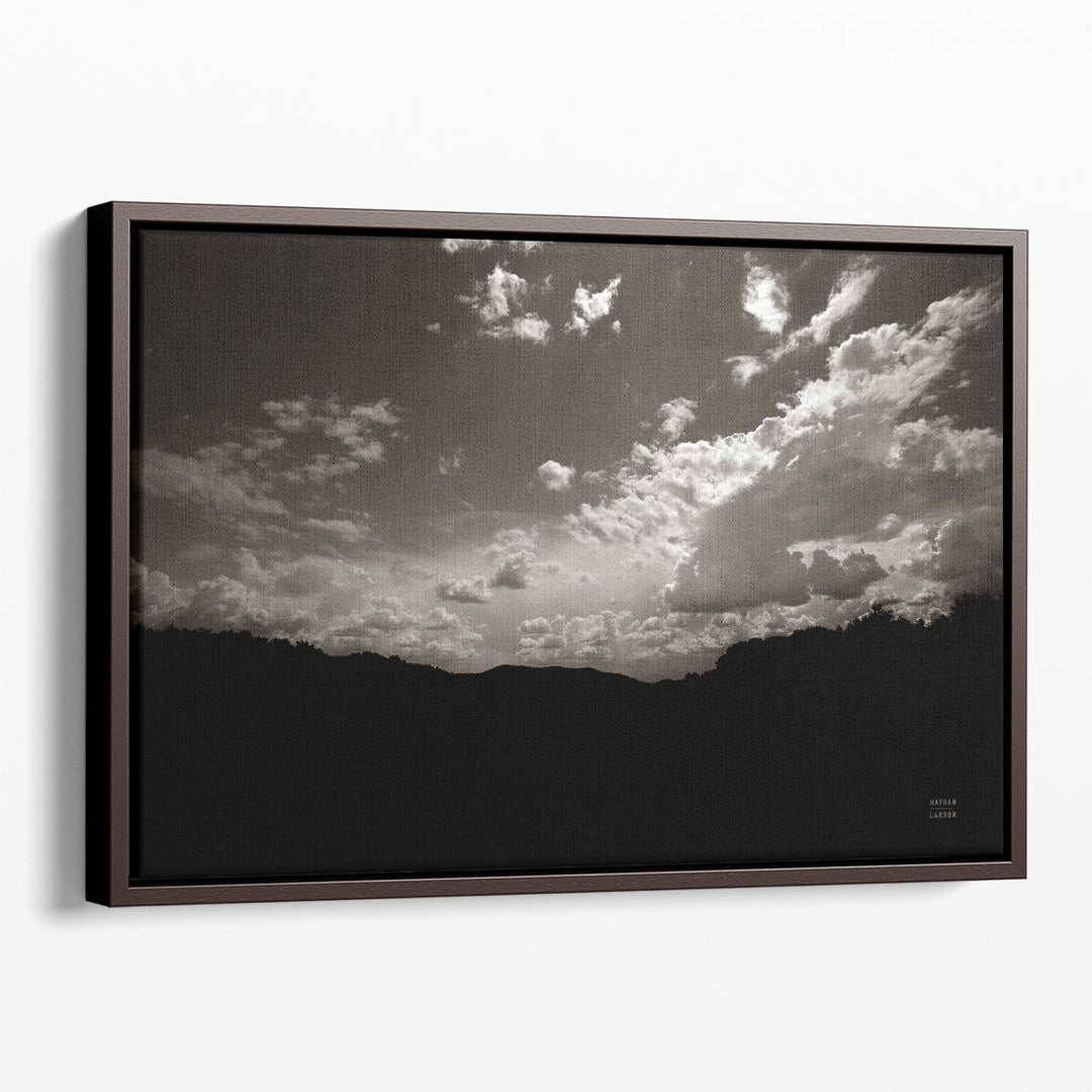 From Below Black and White - Canvas Print Wall Art