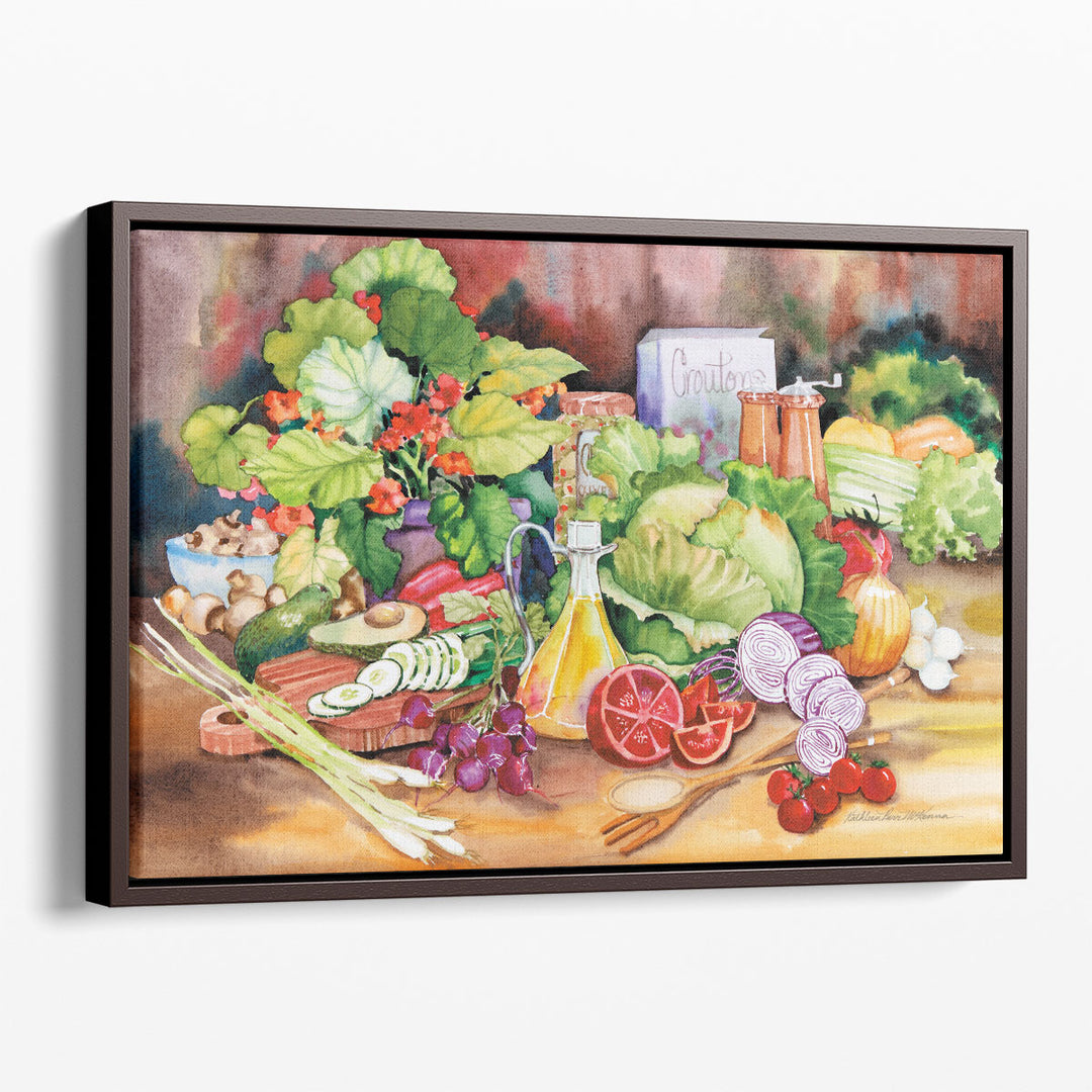 Garden Salad - Canvas Print Wall Art