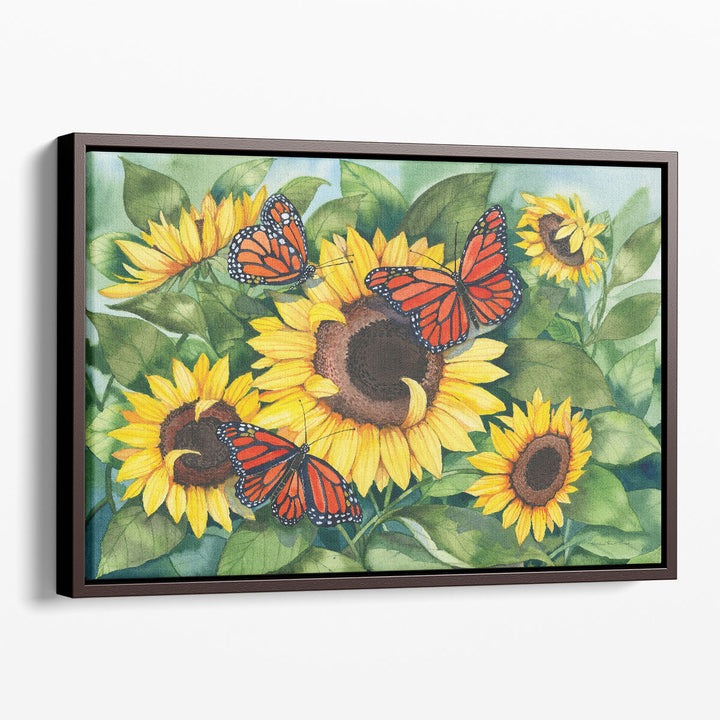 Sunny Monarchy - Canvas Print Wall Art