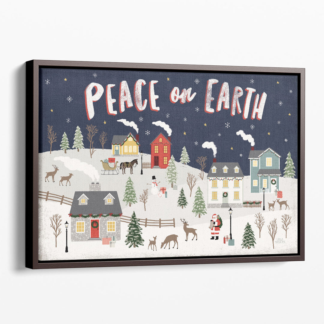 Christmas Village II - Canvas Print Wall Art