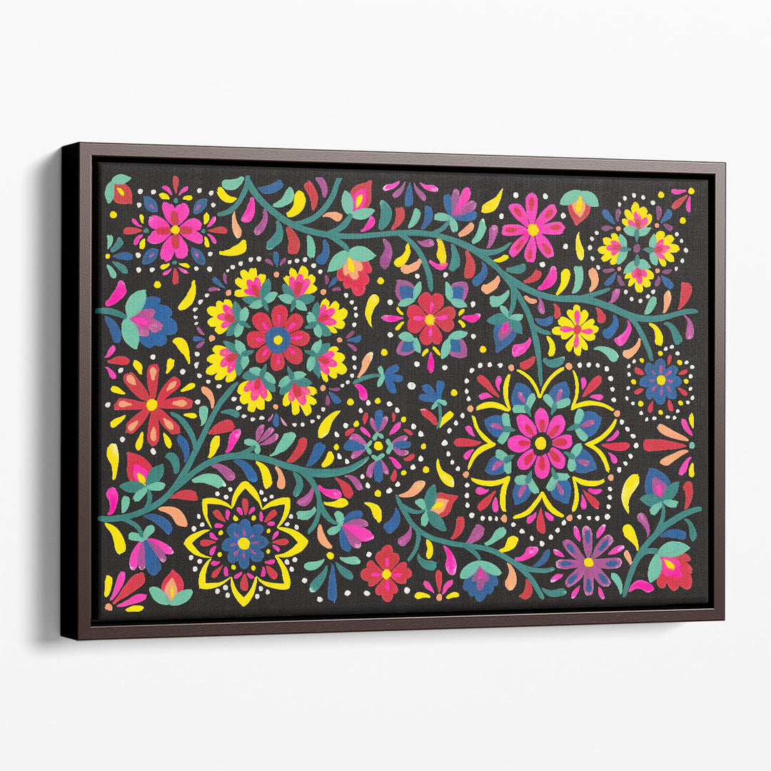 Floral Fiesta I - Canvas Print Wall Art