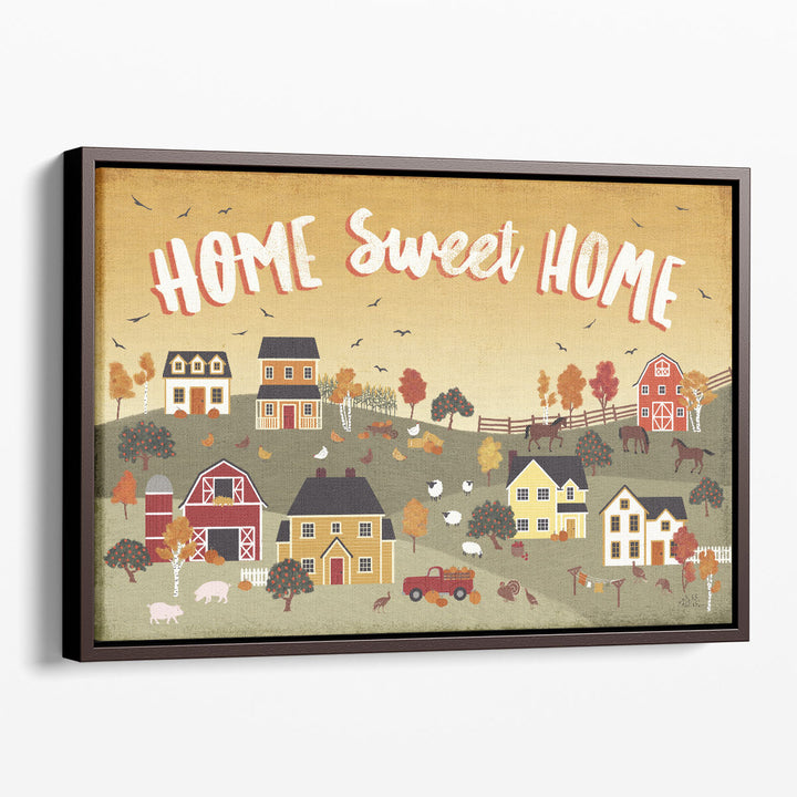 Harvest Village II - Canvas Print Wall Art