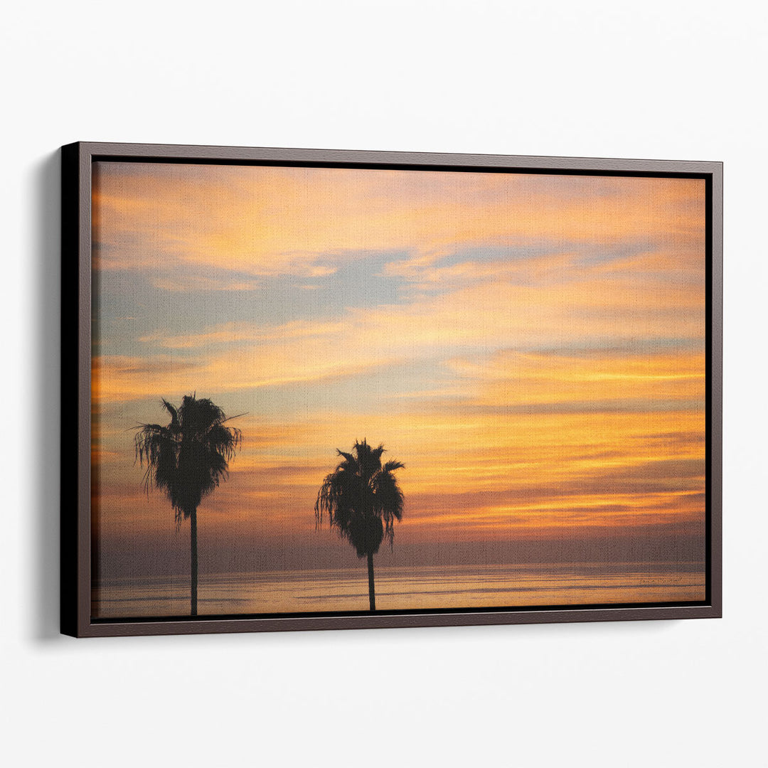 Sunset Palms III - Canvas Print Wall Art