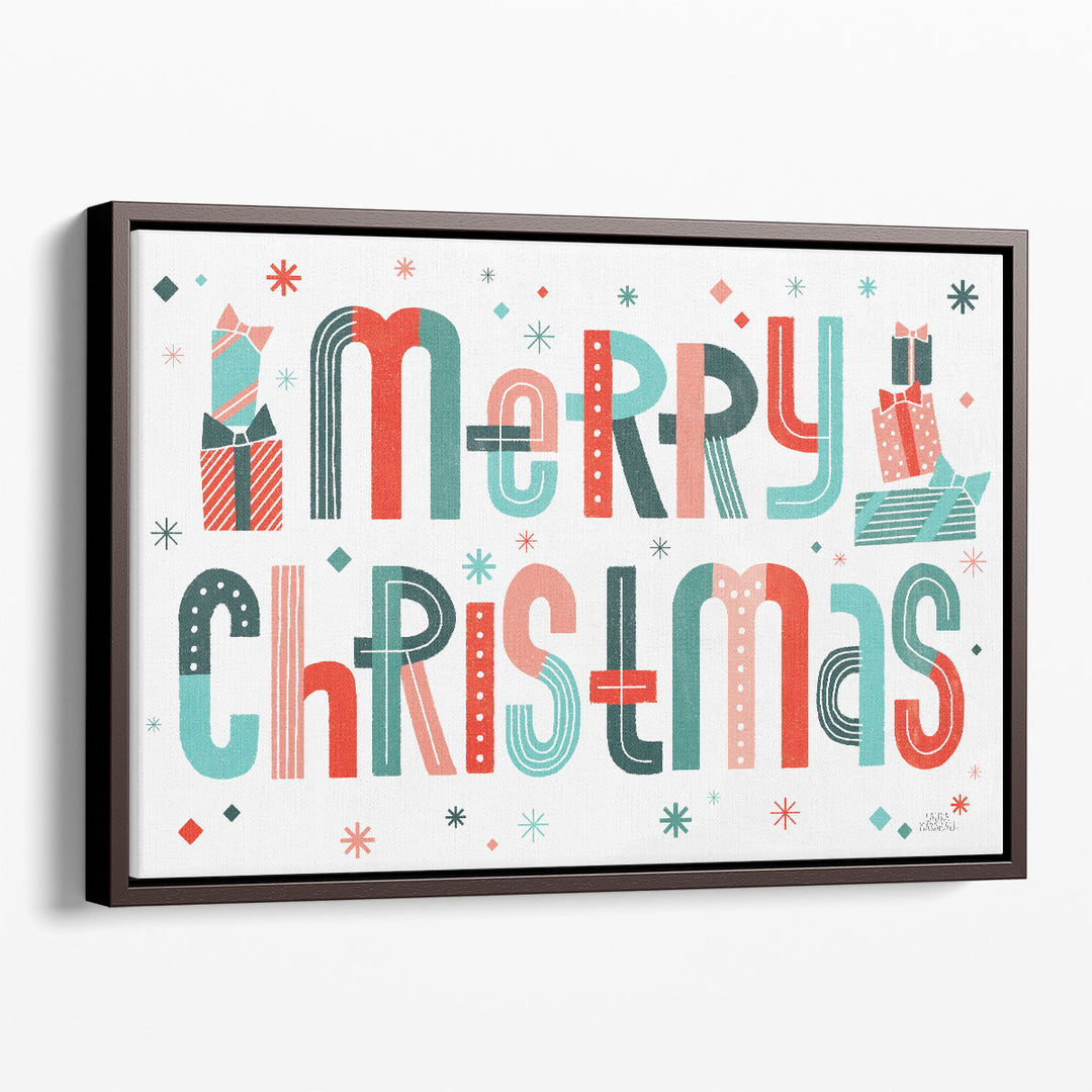 Retro Holiday I - Canvas Print Wall Art