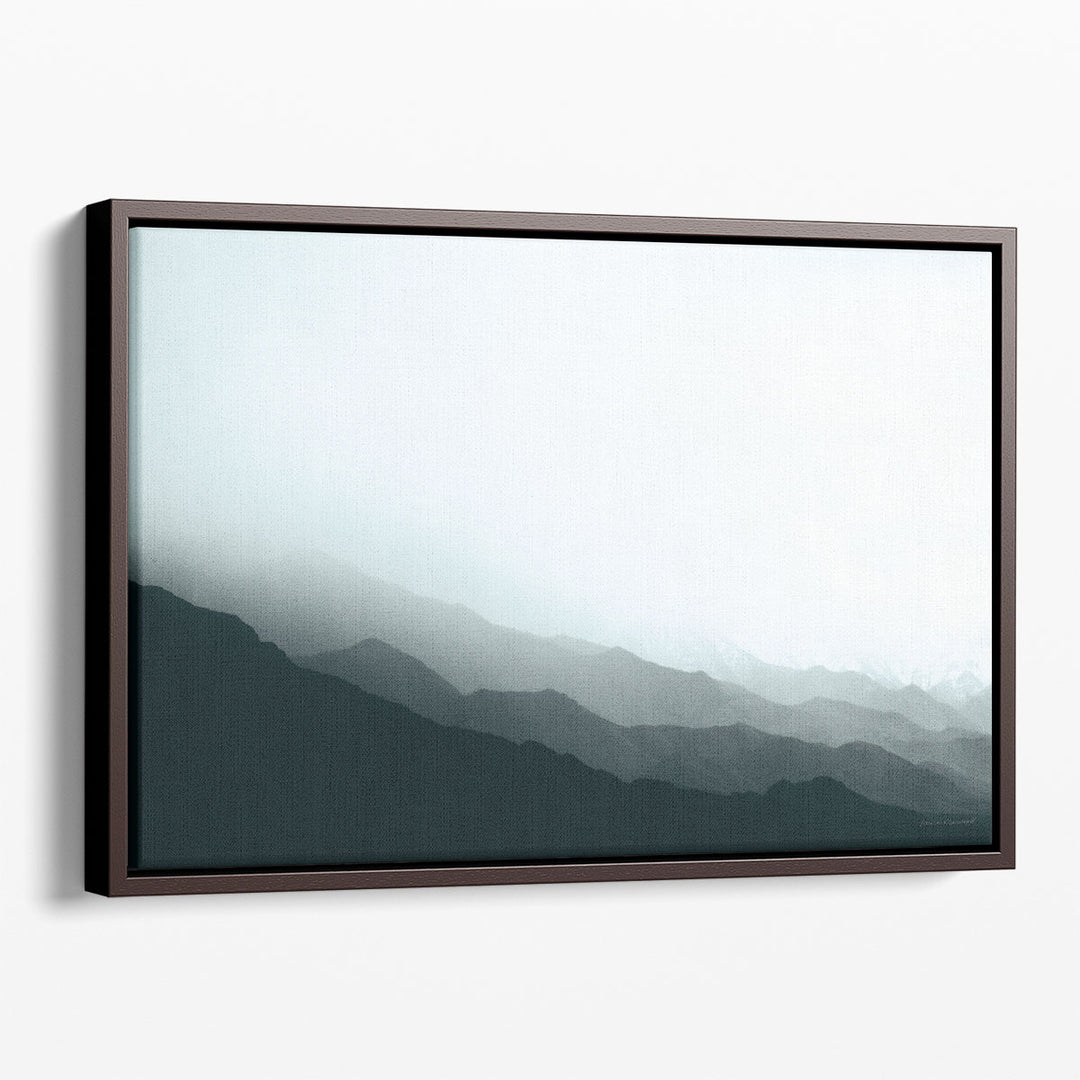 Virgin Mountains II Black and White - Canvas Print Wall Art