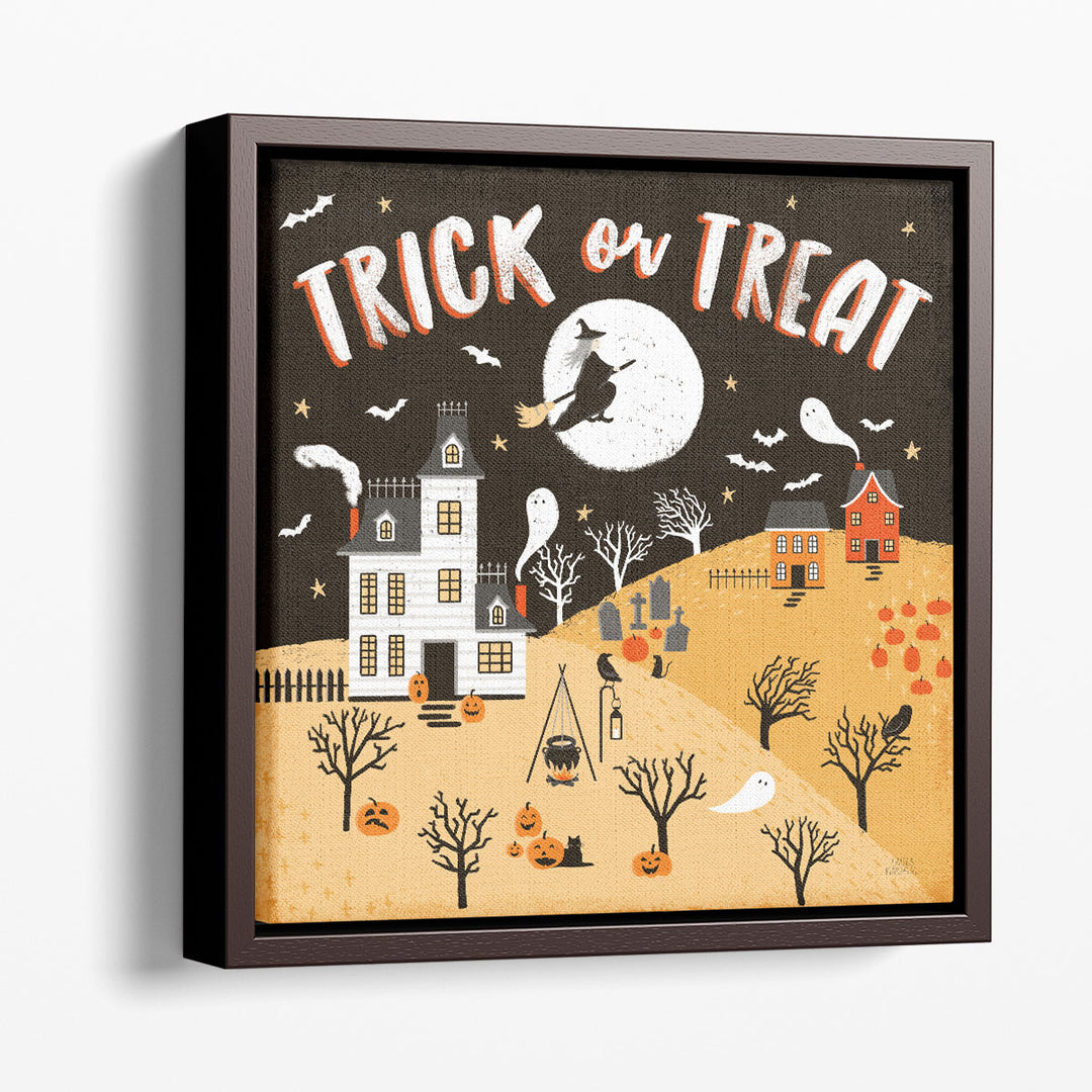 Spooky Village III - Canvas Print Wall Art