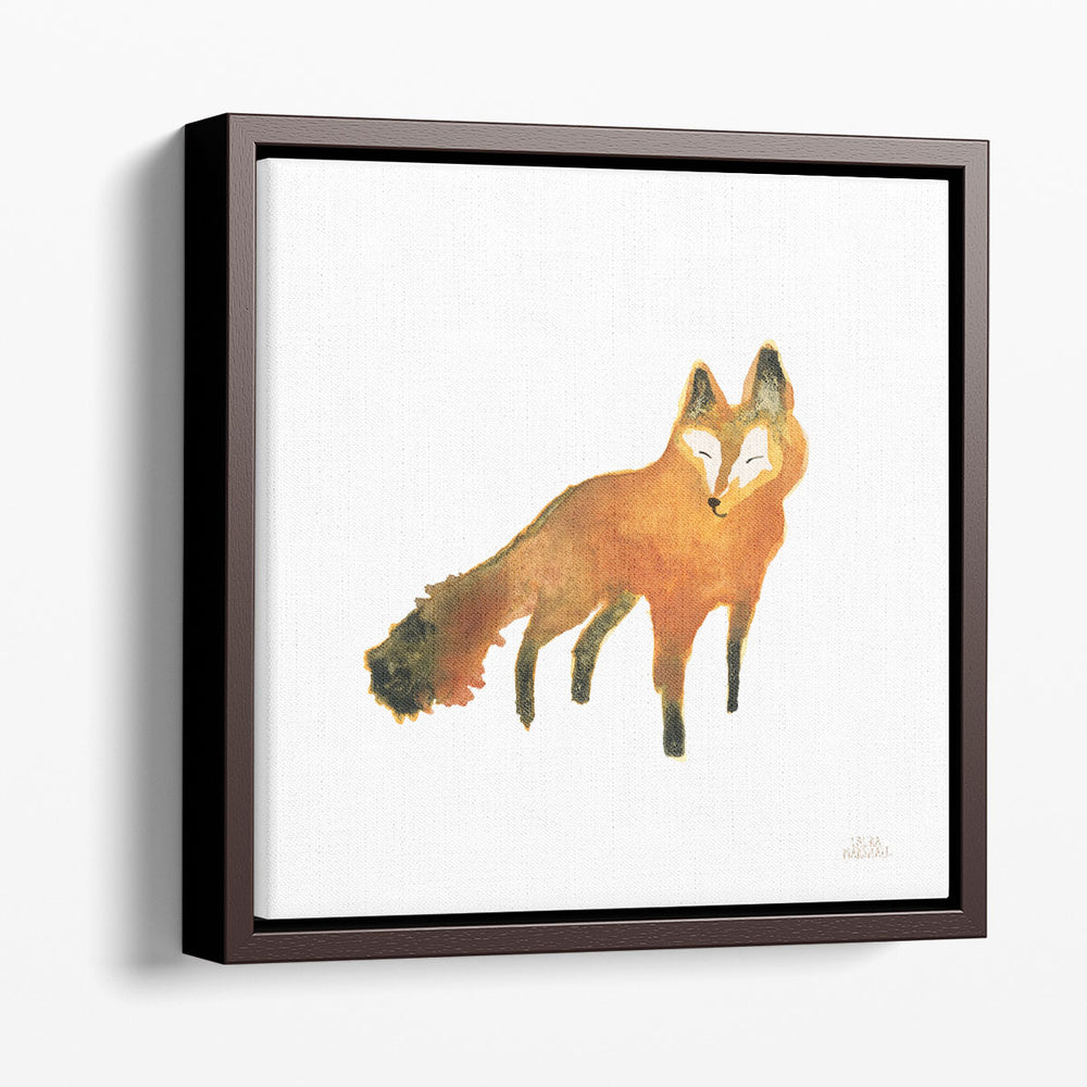 Woodland Whimsy Fox - Canvas Print Wall Art