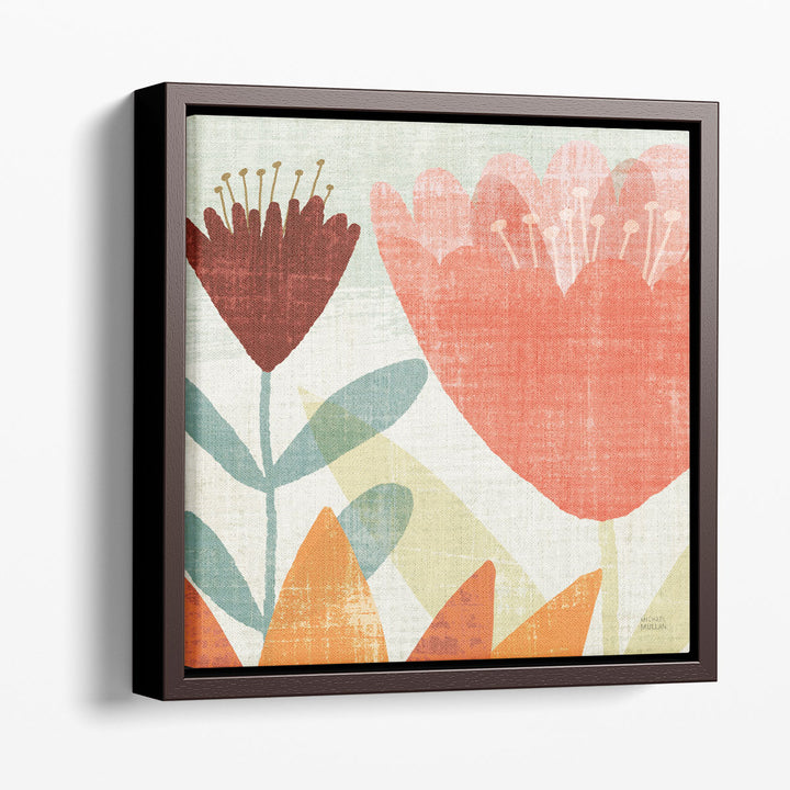 Modern Garden Panel II - Canvas Print Wall Art