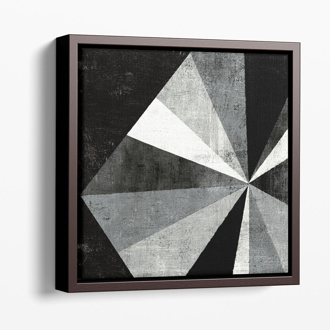 Triangulawesome I Black and White - Canvas Print Wall Art