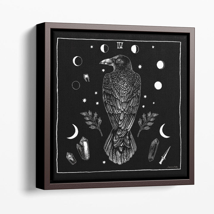 All Hallows Eve IV Black and White - Canvas Print Wall Art