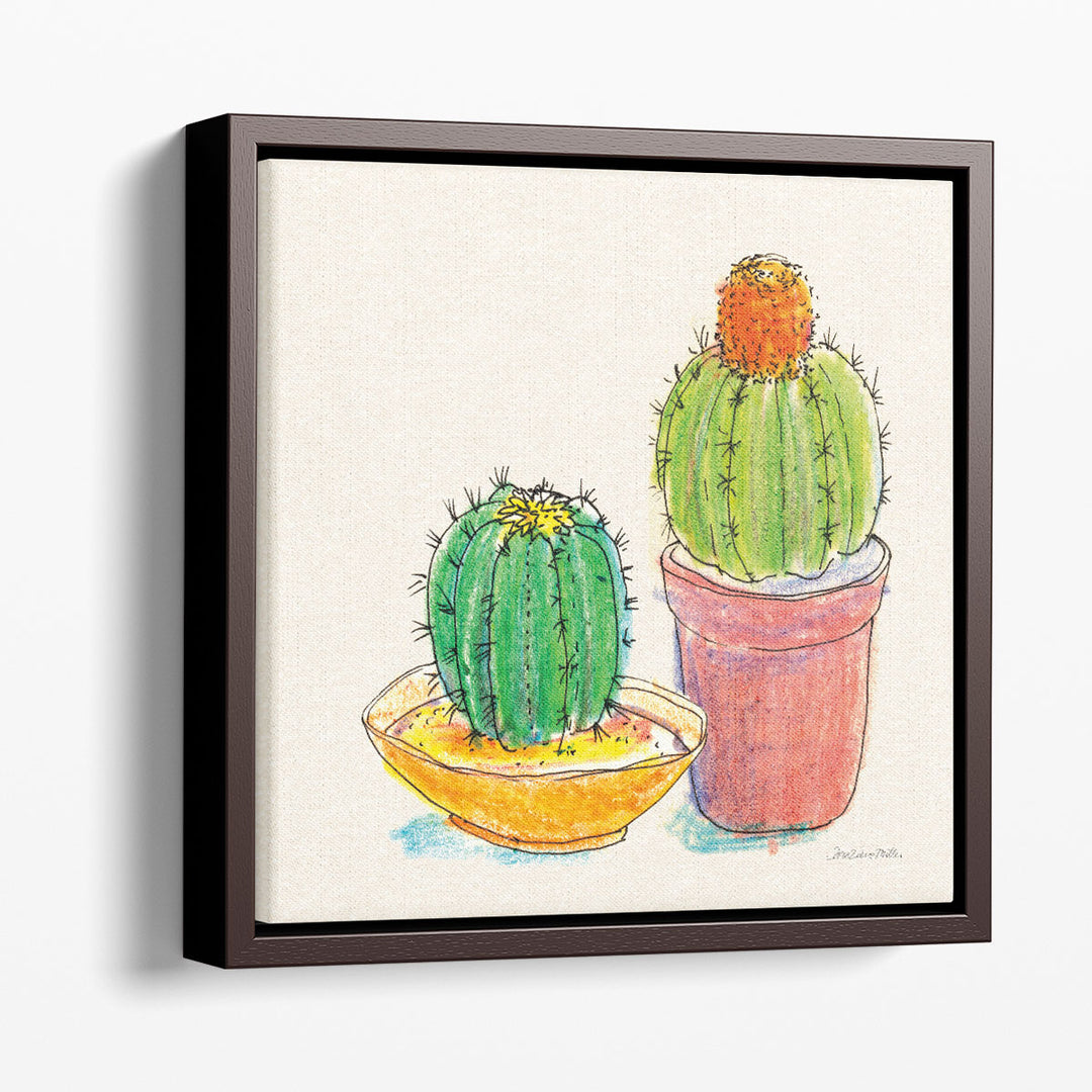 Cacti Garden III - Canvas Print Wall Art