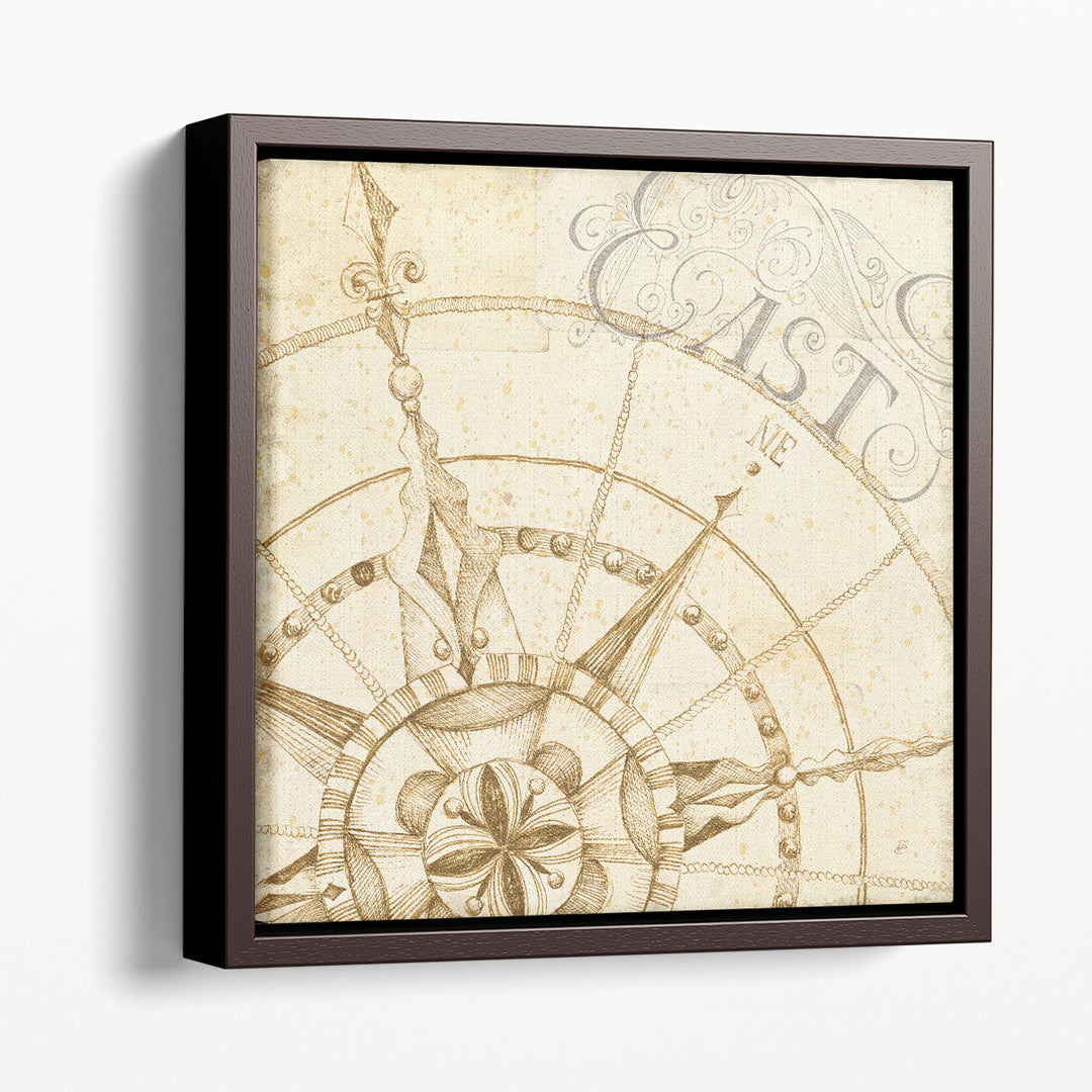 Coast to Coast Sepia III - Canvas Print Wall Art