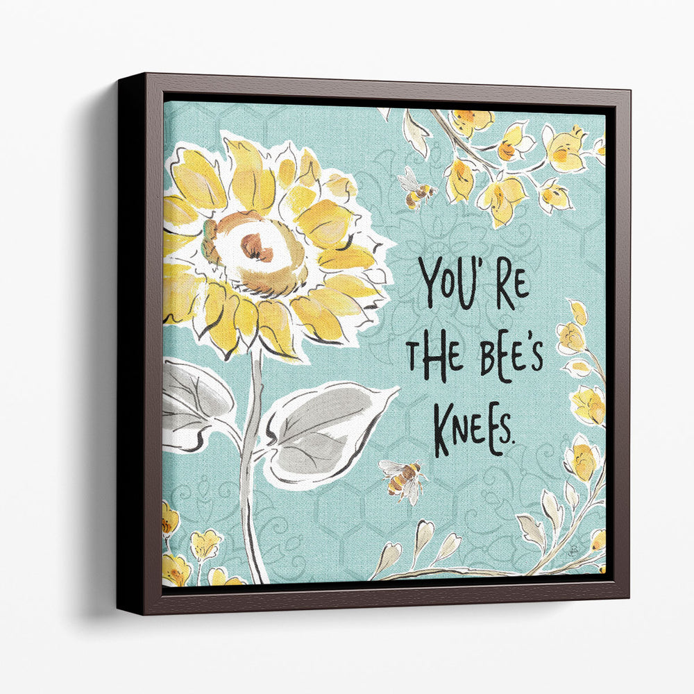 Bee Happy II - Canvas Print Wall Art