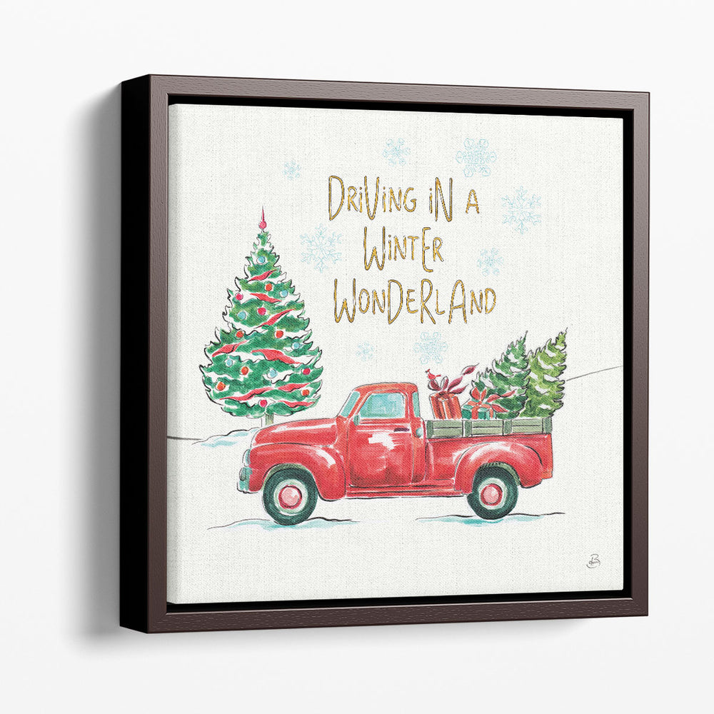 Christmas in the Country IV - Canvas Print Wall Art