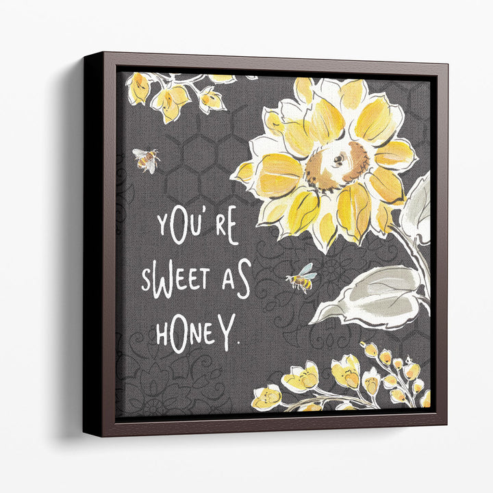 Bee Happy III - Canvas Print Wall Art