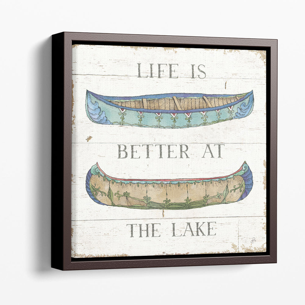 Lake Sketches V - Canvas Print Wall Art