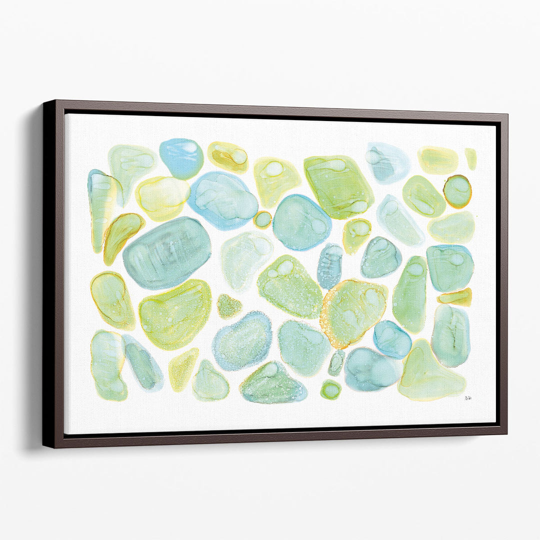 Seaglass Abstract - Canvas Print Wall Art