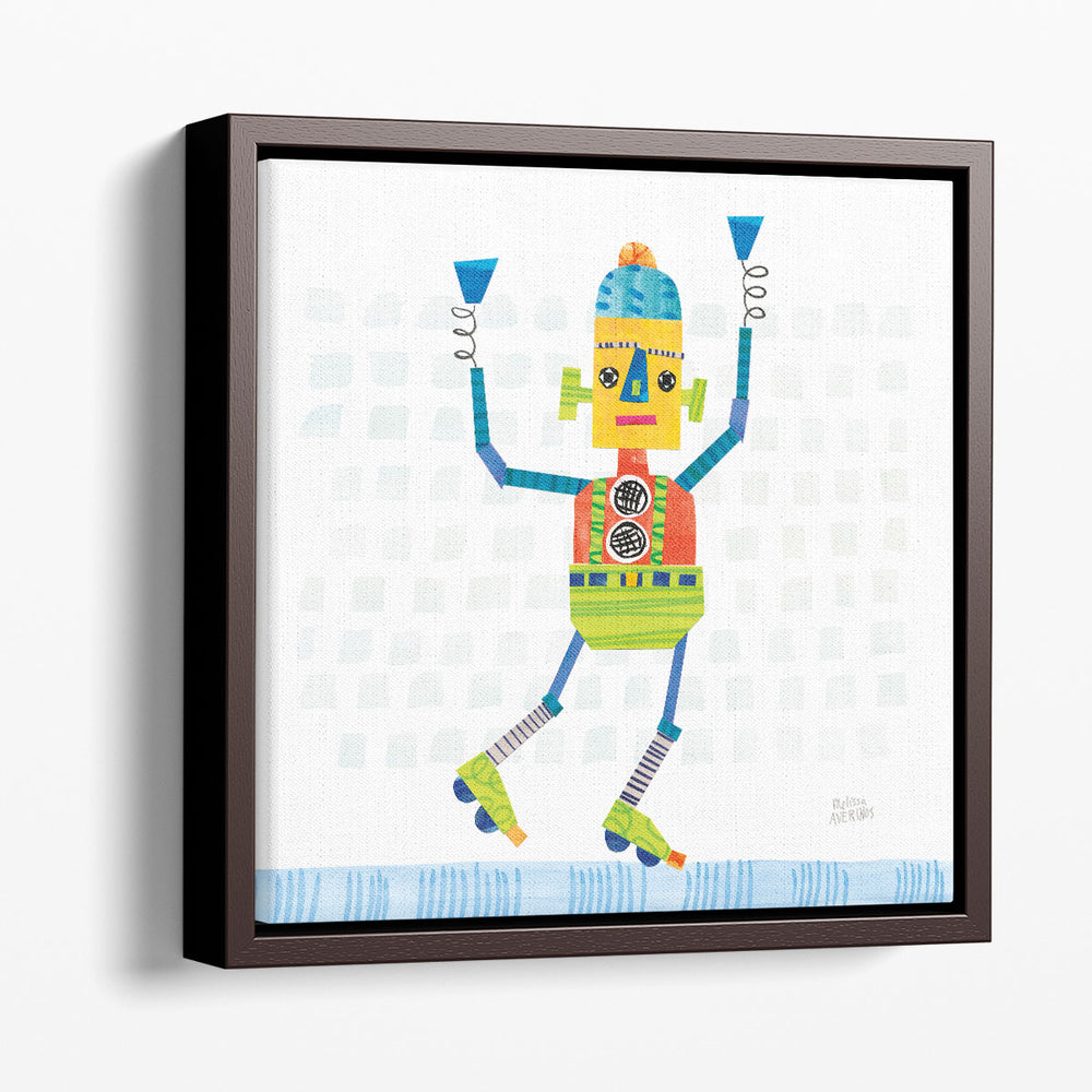 Robot Party I - Canvas Print Wall Art