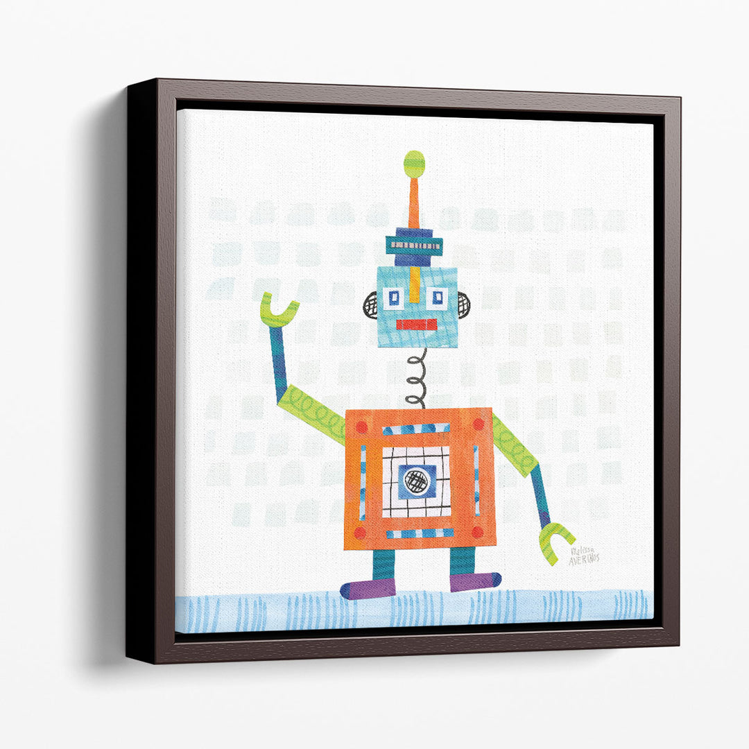 Robot Party III - Canvas Print Wall Art