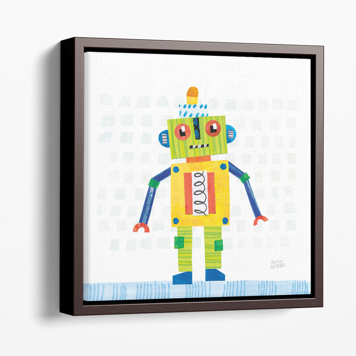 Robot Party IV - Canvas Print Wall Art