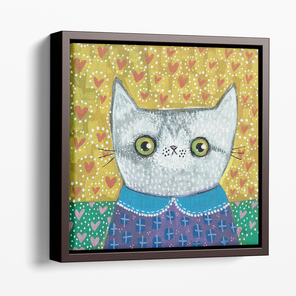 Kooky Cat II - Canvas Print Wall Art