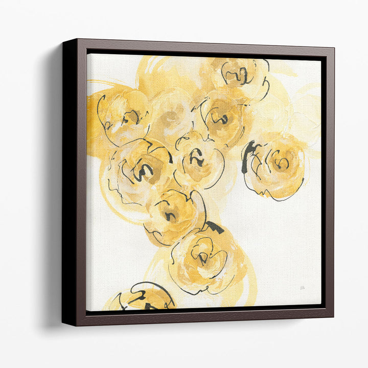 Yellow Roses Anew I - Canvas Print Wall Art