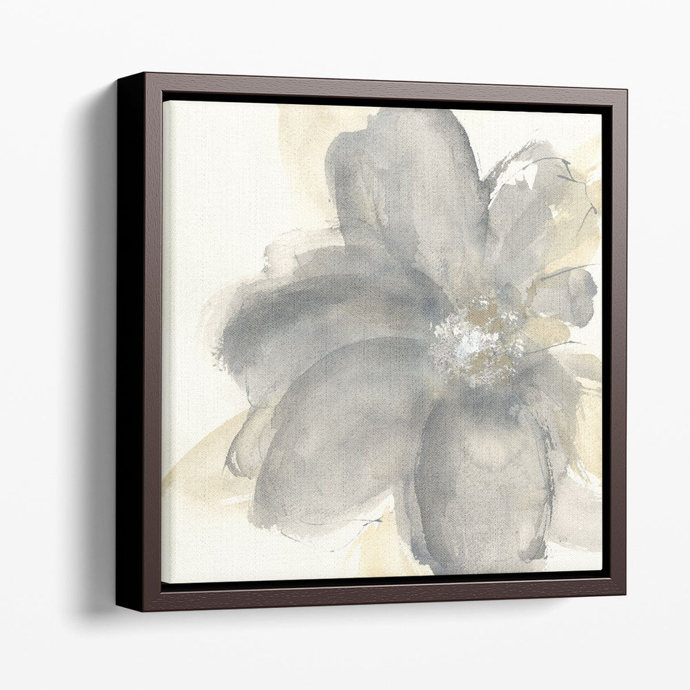 Floral Gray I - Canvas Print Wall Art