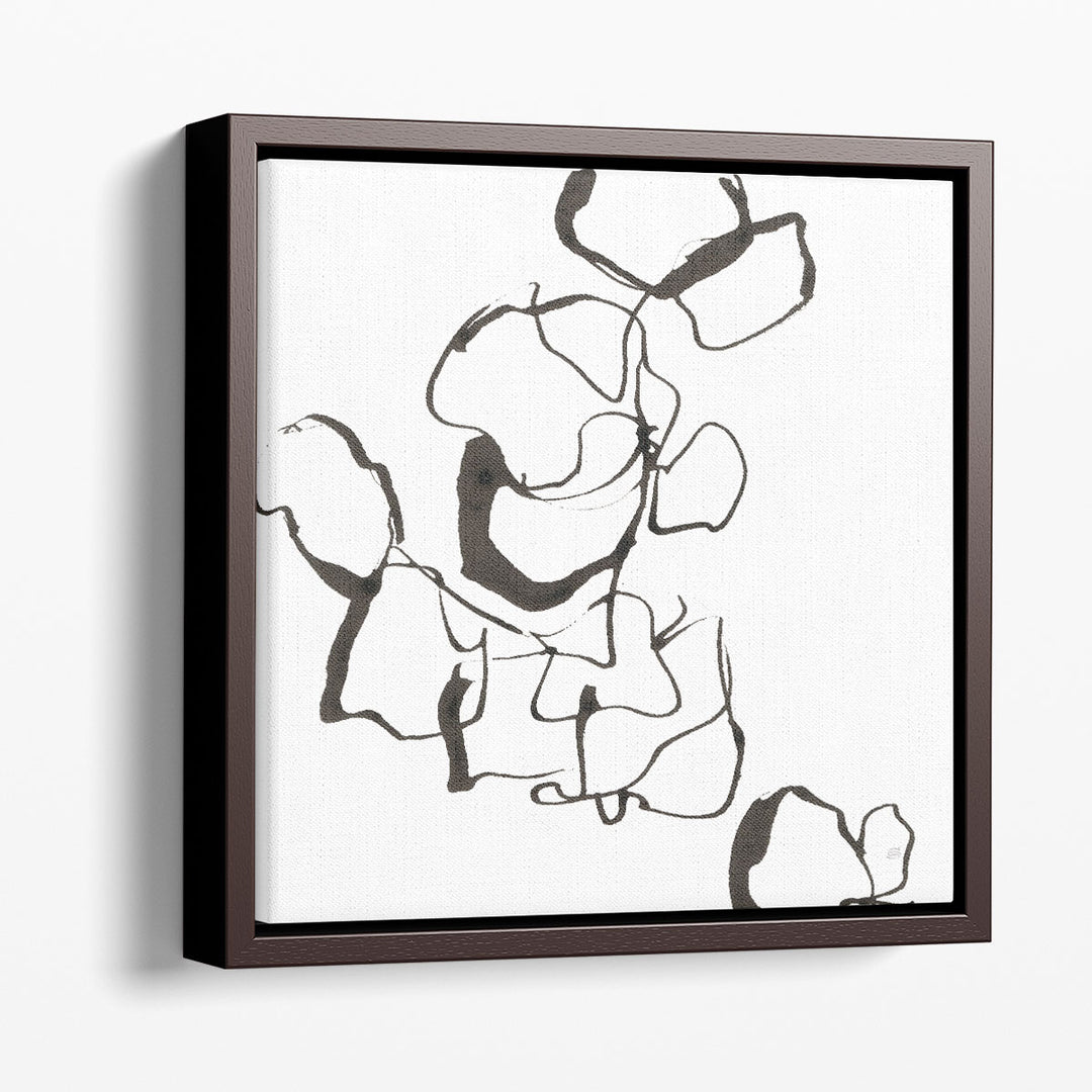 Stoned III Black and White - Canvas Print Wall Art