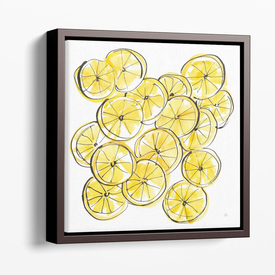 Cut Lemons III - Canvas Print Wall Art