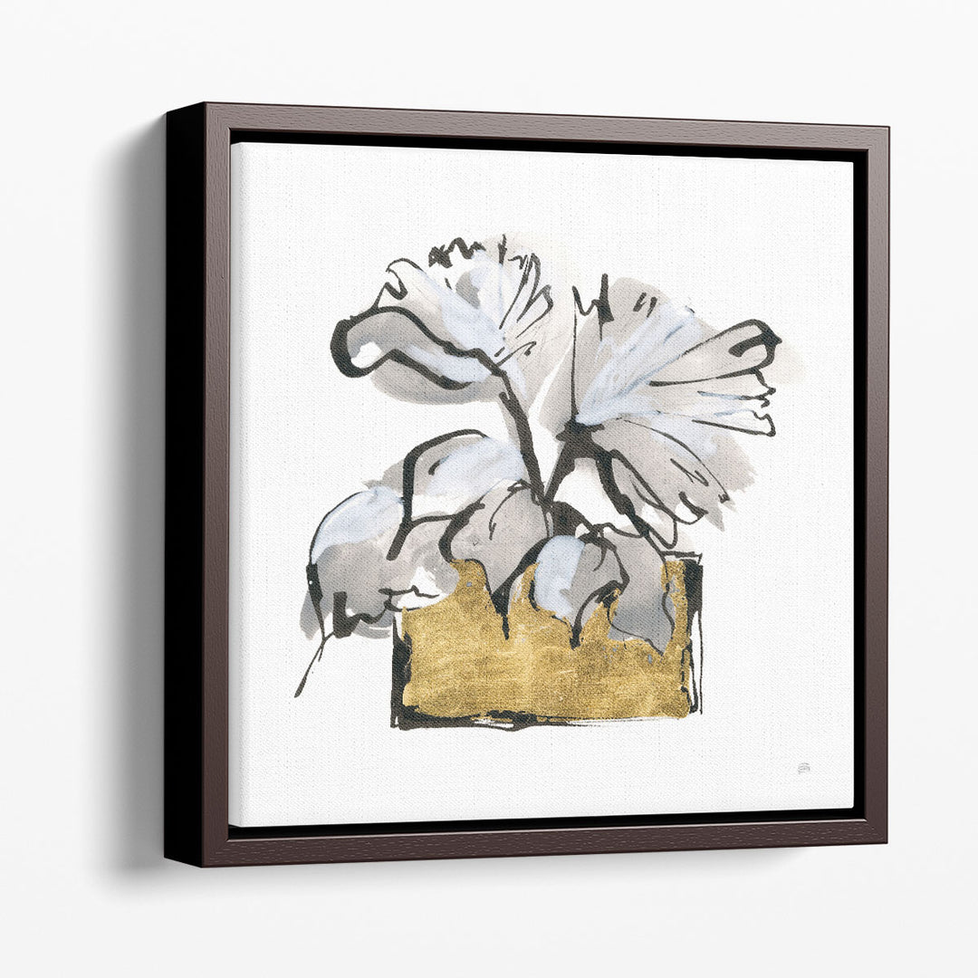 Gilded Vase IV - Canvas Print Wall Art