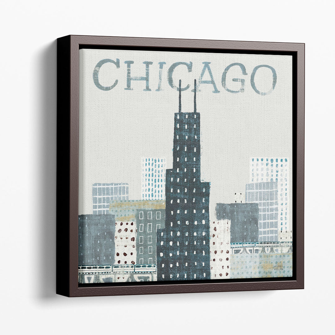 Chicago Landmarks I - Canvas Print Wall Art