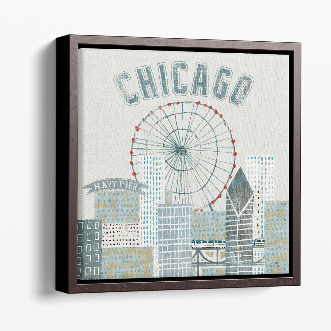 Chicago Landmarks III - Canvas Print Wall Art