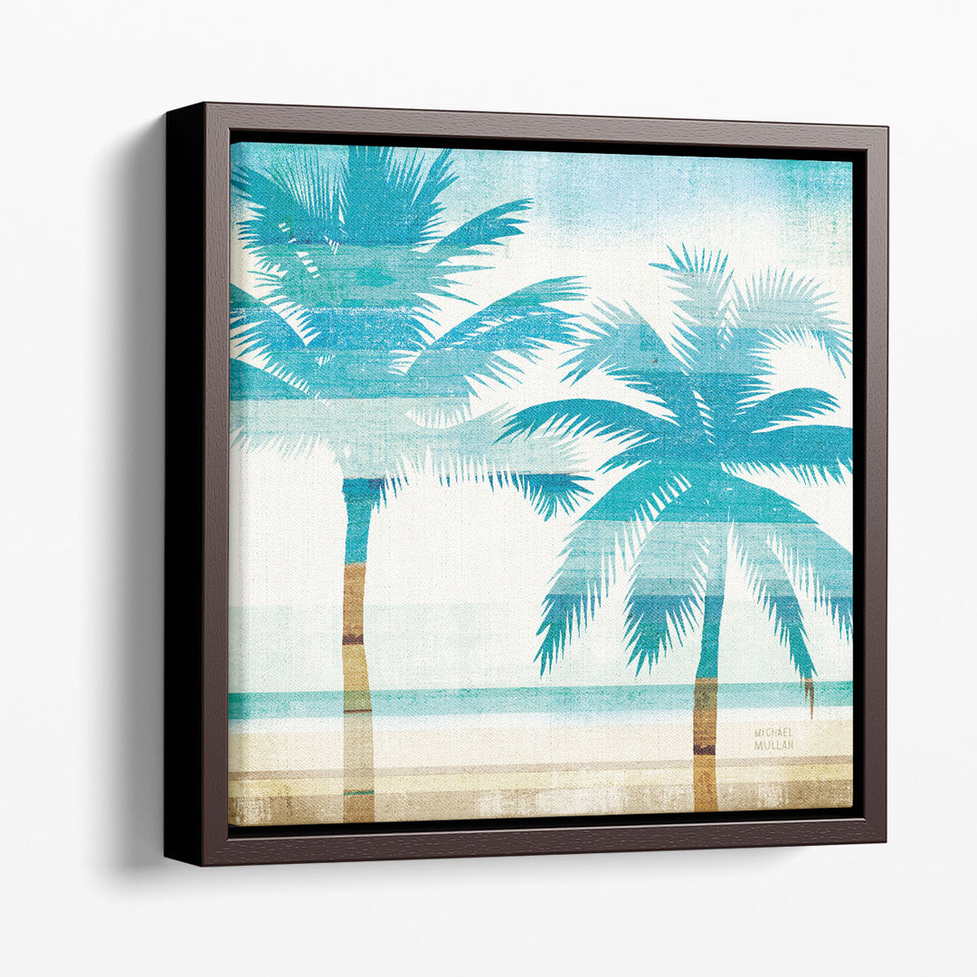 Beachscape Palms III - Canvas Print Wall Art