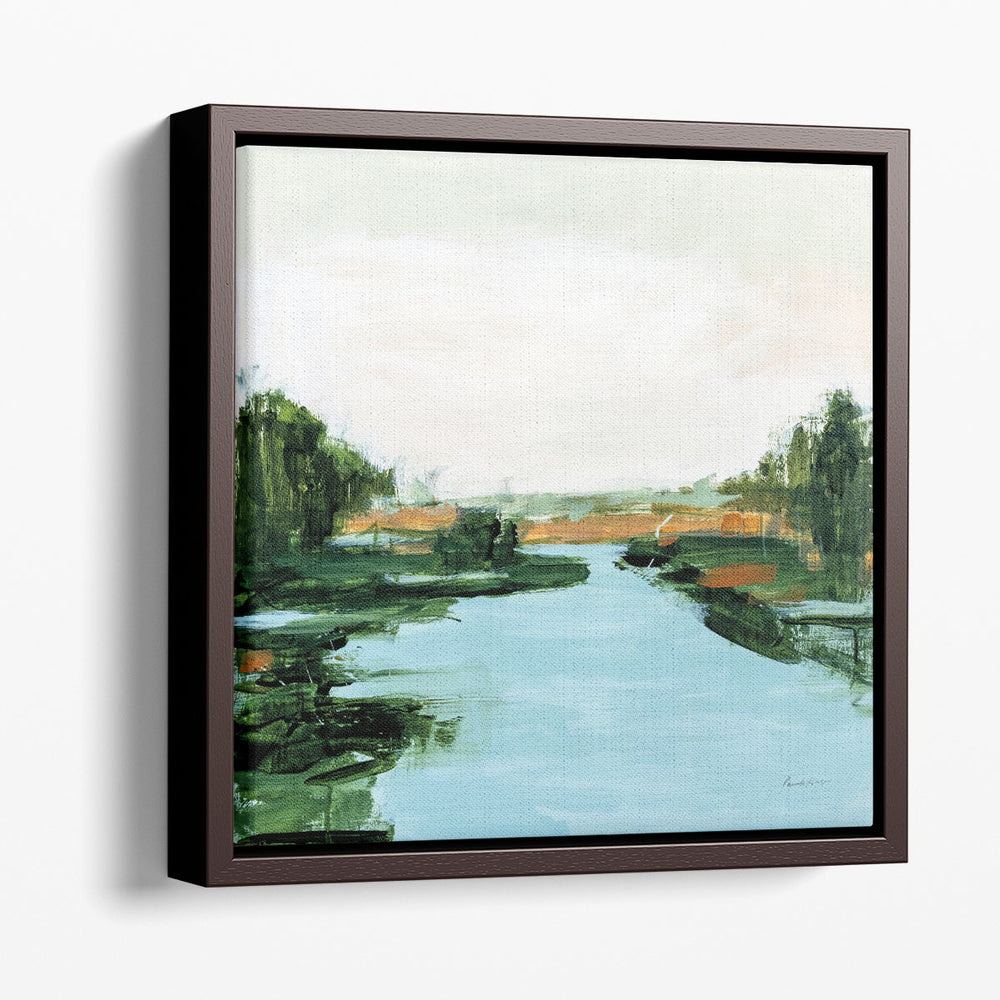 River Flowing Through - Canvas Print Wall Art