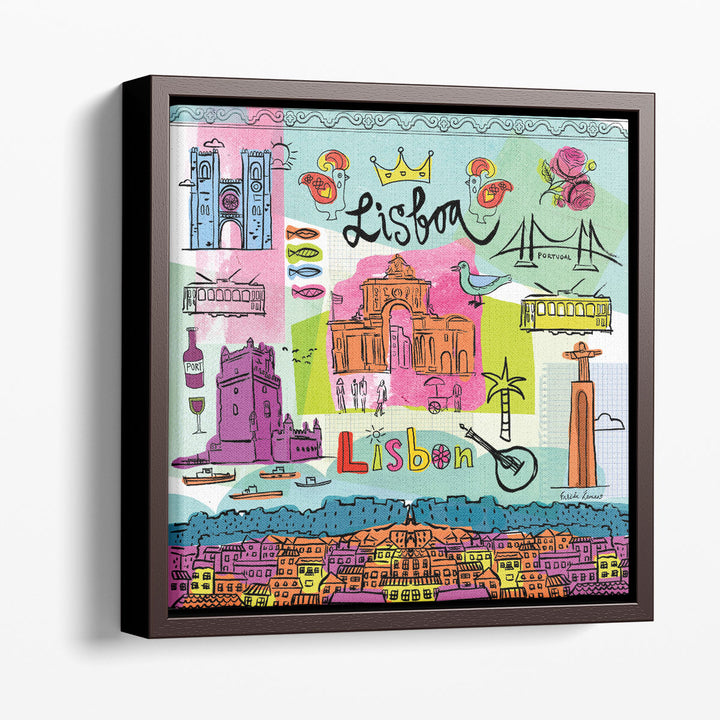 Global Travel VIII - Canvas Print Wall Art