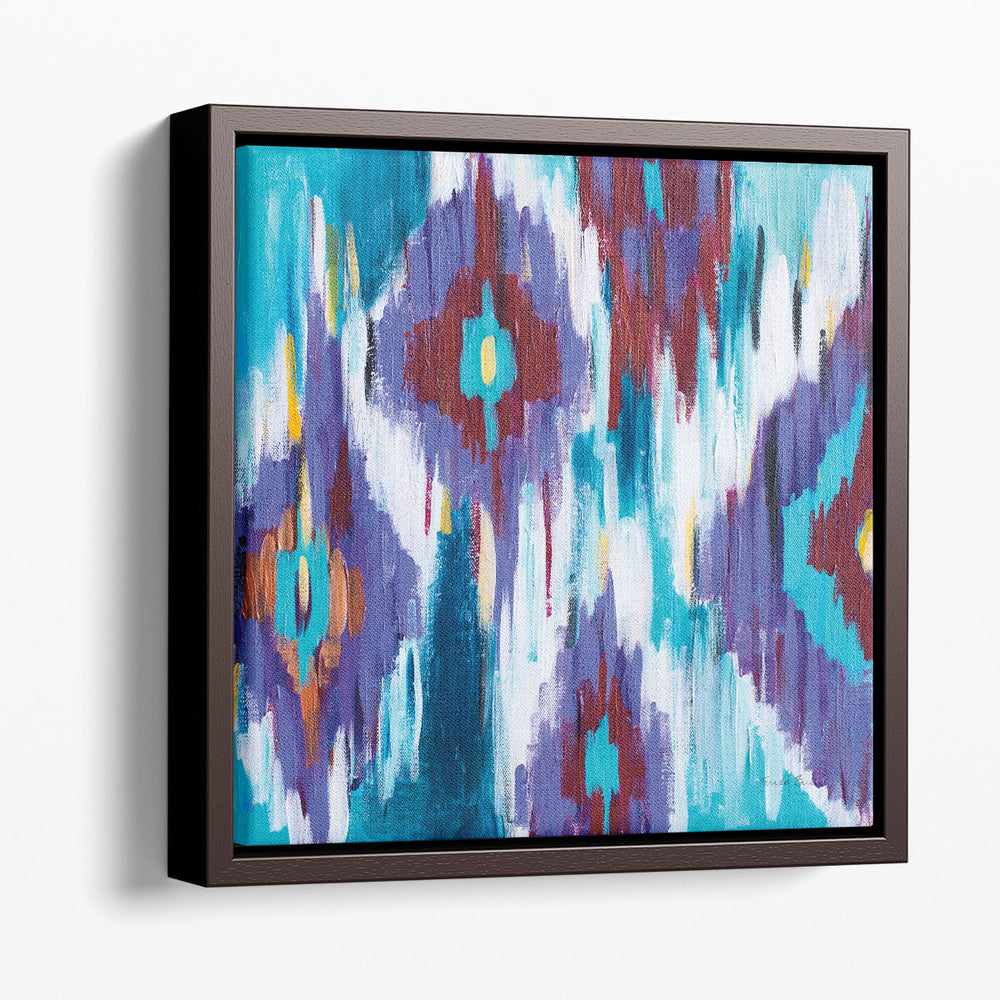 Ikat Jewel II - Canvas Print Wall Art