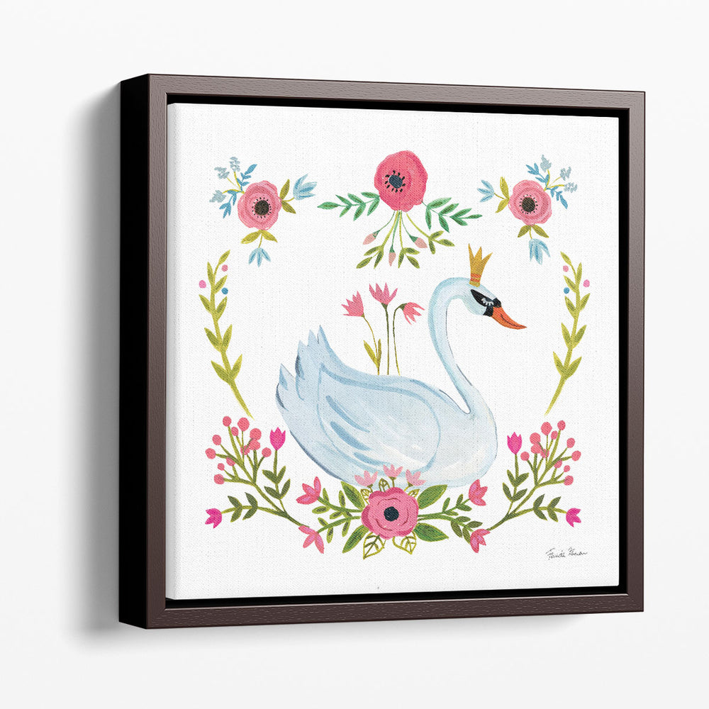 Swan Love I - Canvas Print Wall Art