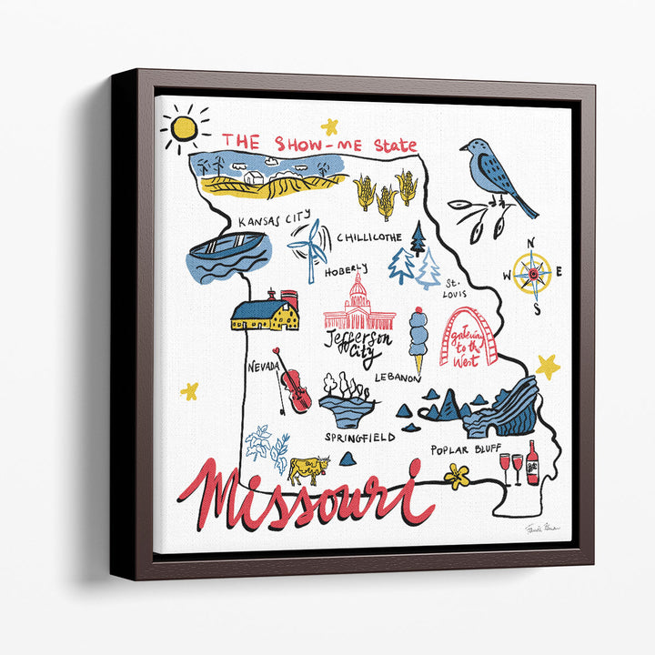 Missouri - Canvas Print Wall Art