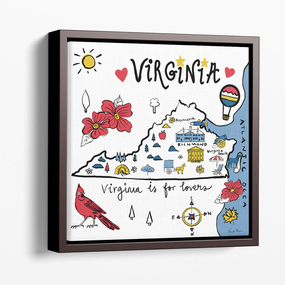 Virginia - Canvas Print Wall Art