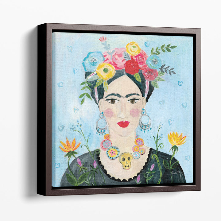 Homage to Frida II Shoulders - Canvas Print Wall Art