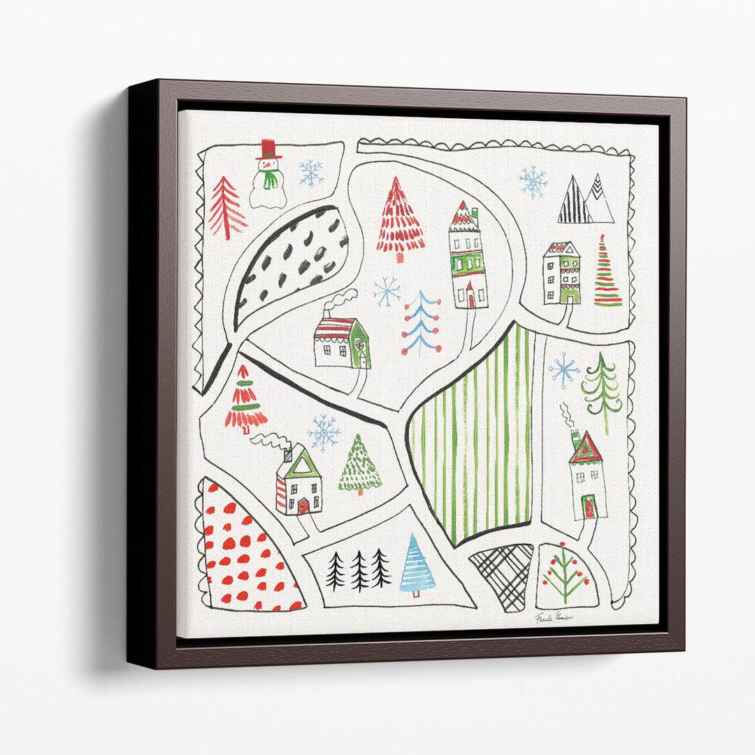 Neighborhood Holiday VI - Canvas Print Wall Art