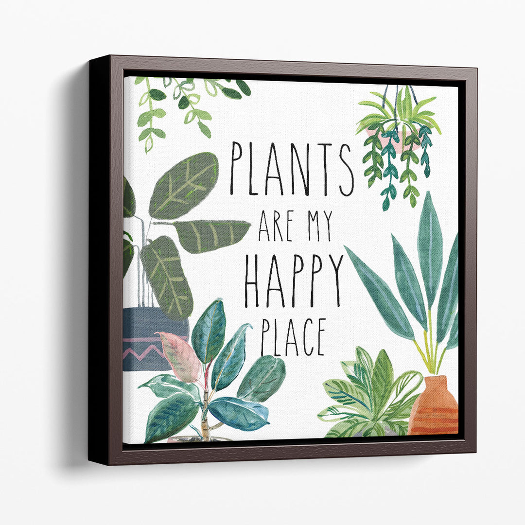 Plant Home I - Canvas Print Wall Art