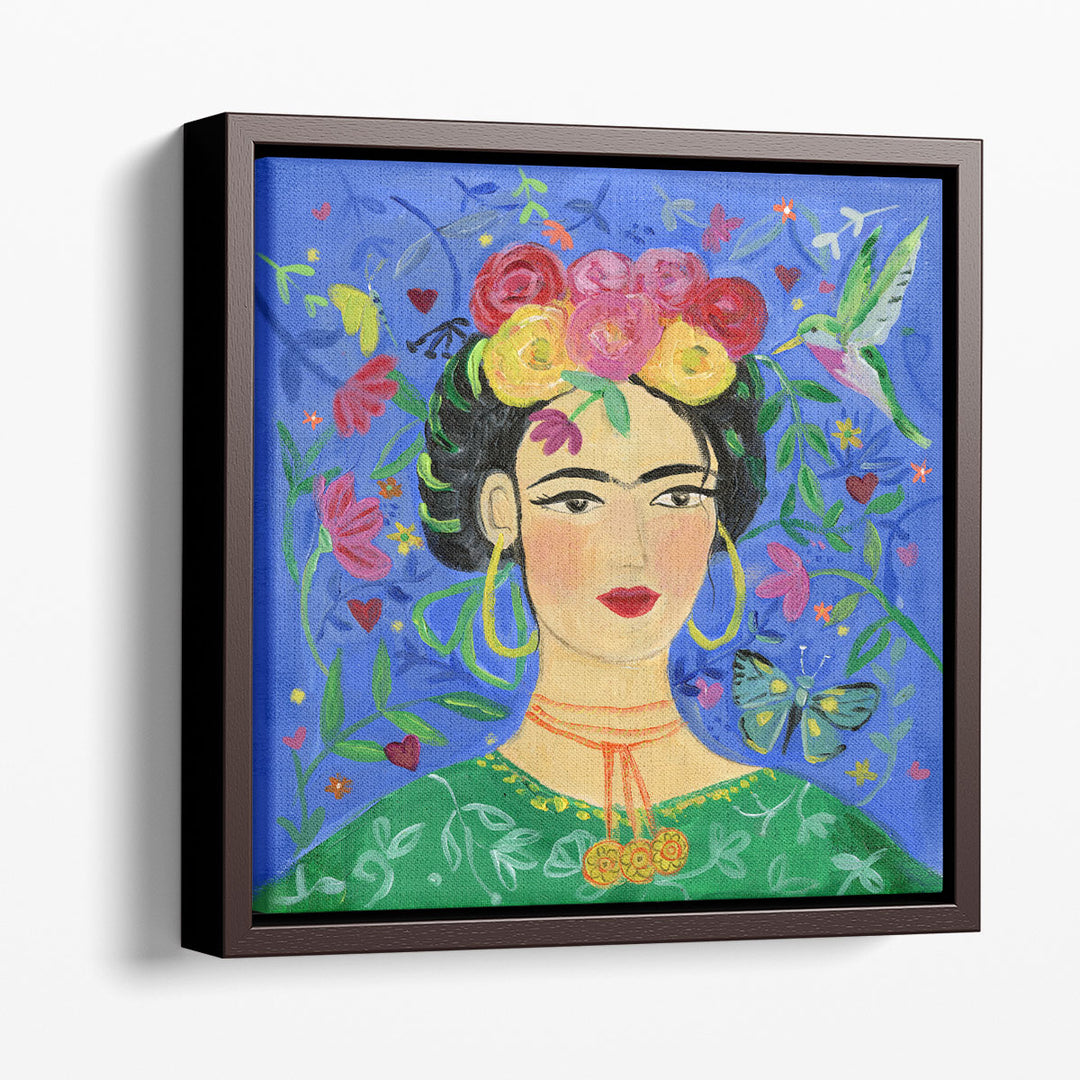 Frida Blue - Canvas Print Wall Art