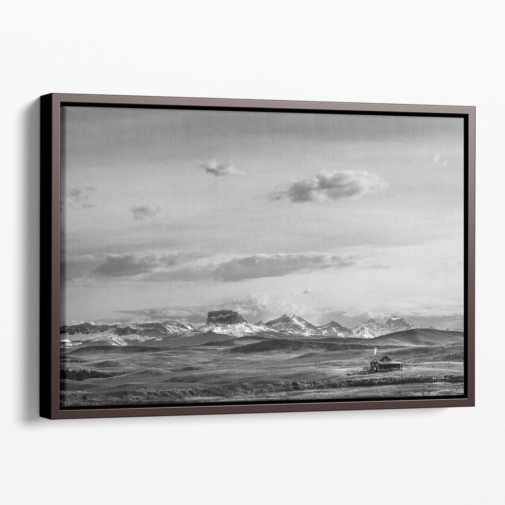 Mountain Cabin II - Canvas Print Wall Art