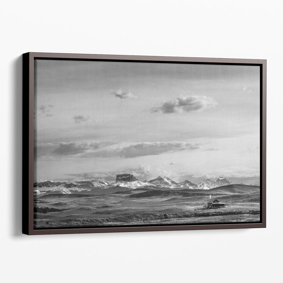 Mountain Cabin II - Canvas Print Wall Art